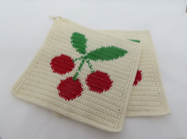 WMB-4524   Topflappen Kirschen